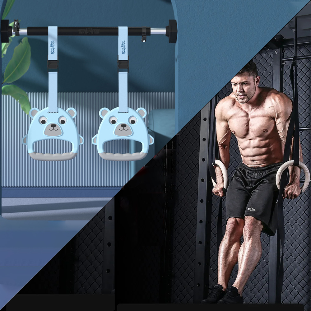 Gymnastic Ring Wood - Core Strength Exercise Gymnastic Fitness Rings