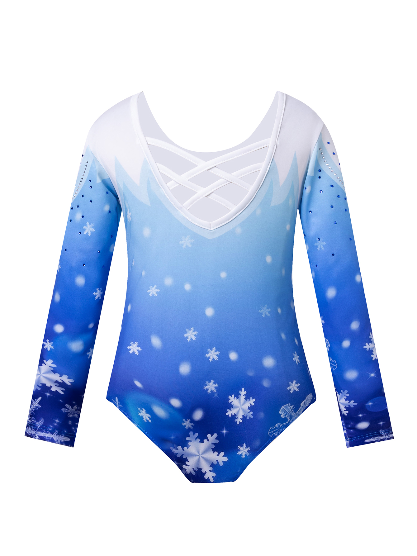 Gradient Color Snowflake Print - Crossfit Event avis et prix