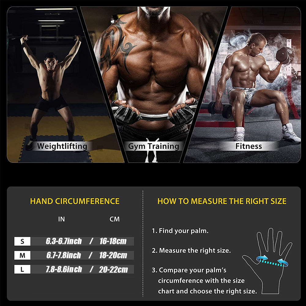 Fitness Gloves with Wrist Supp - Crossfit Gear Men avis et prix