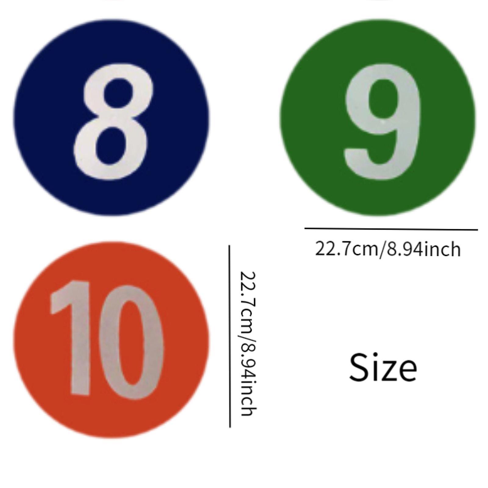 10x Numbered Floor Dots Marker - Speed Agility Dots avis et prix