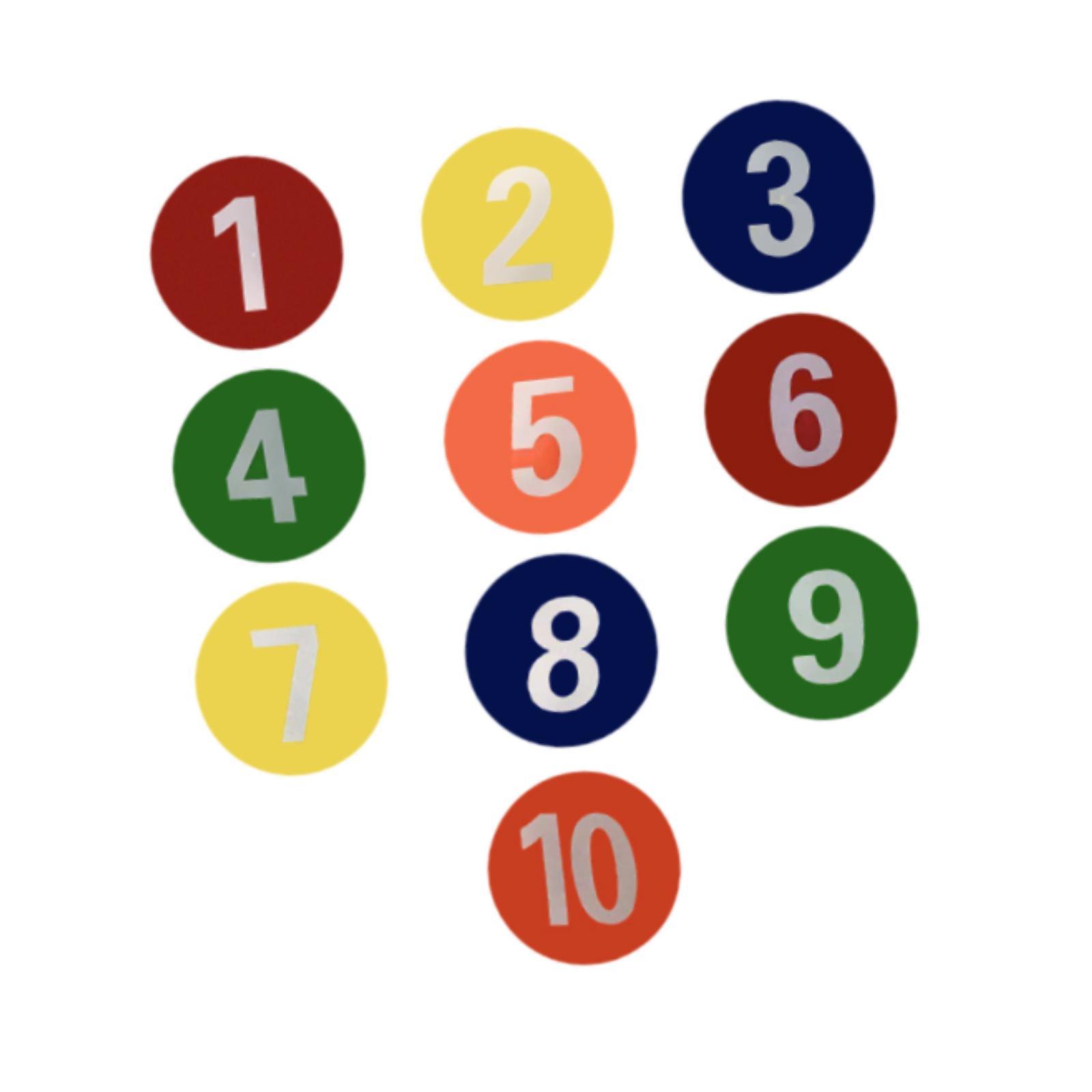 10x Numbered Floor Dots Marker - Speed Agility Dots avis et prix