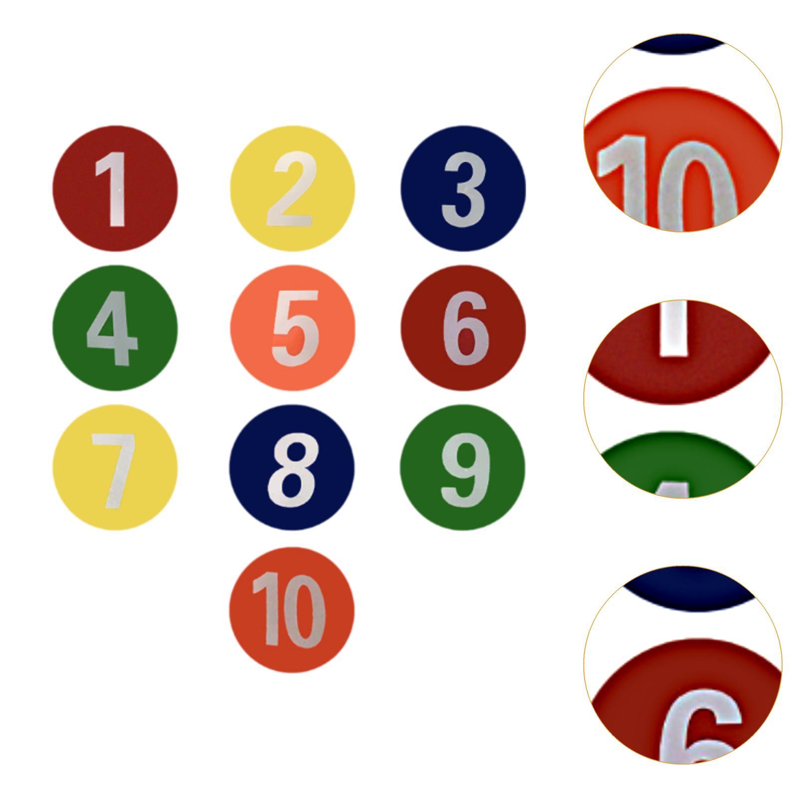 10x Numbered Floor Dots Marker - Speed Agility Dots avis et prix
