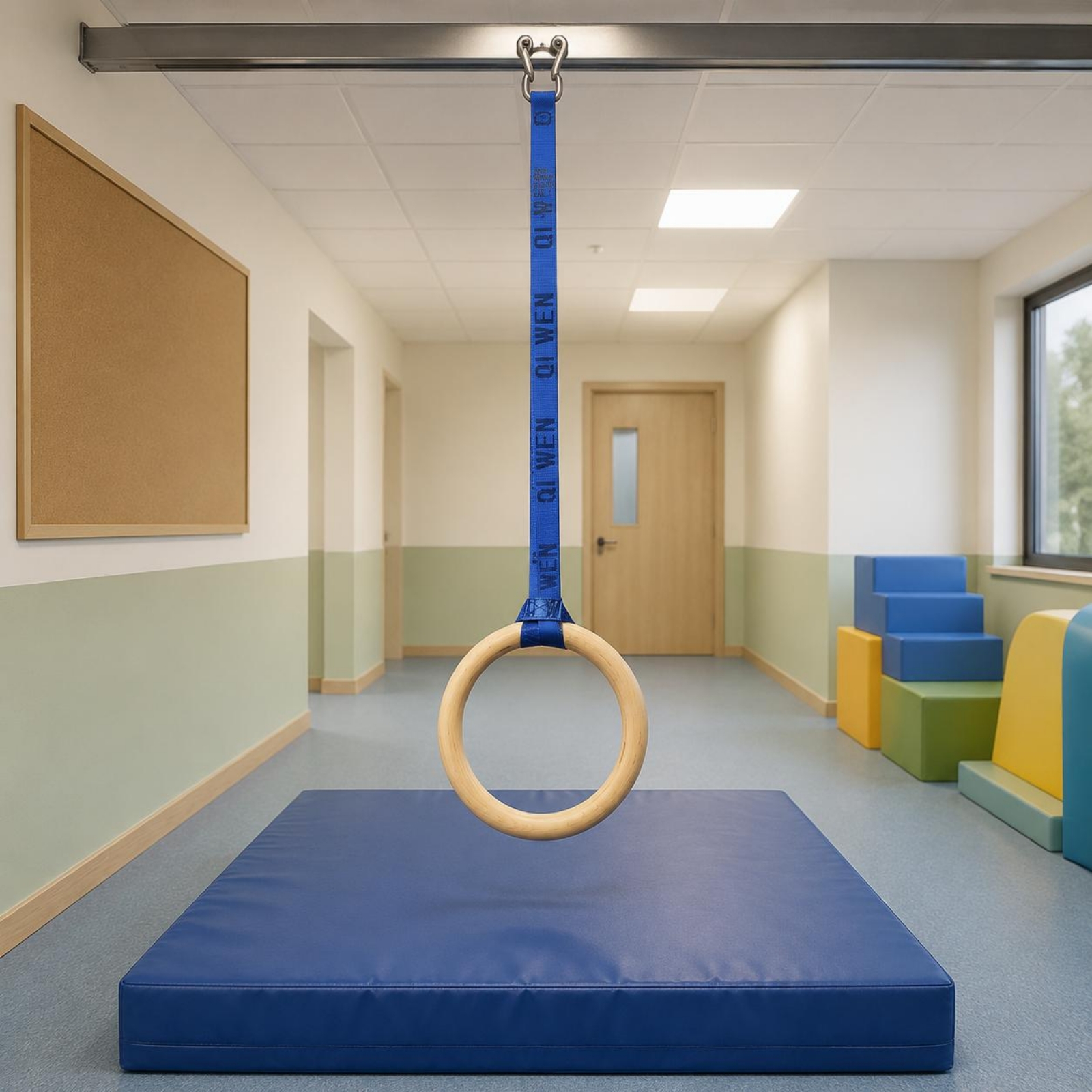 Wooden Gym Rings Woven Strappi - Gymnastic Ring Wood avis et prix