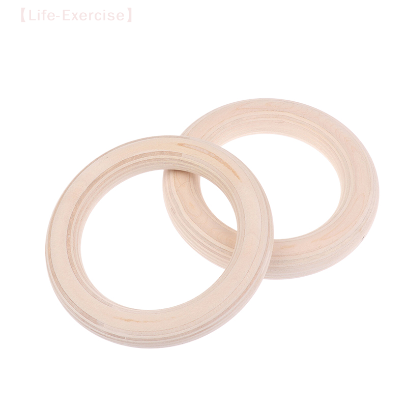 2Pcs/Pairs Wooden Ring Portabl - Gymnastic Ring Wood avis et prix