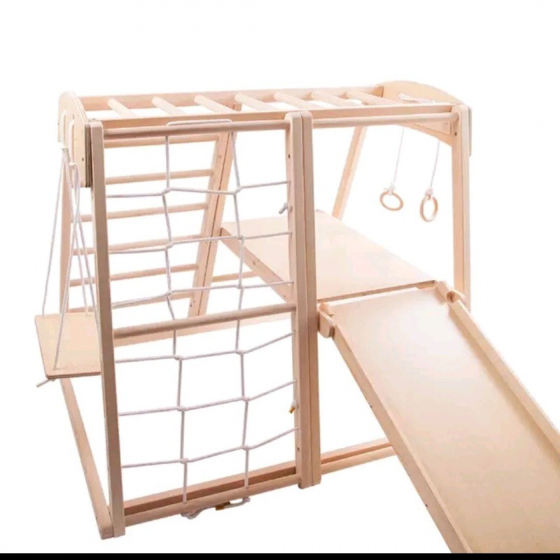 Indoor Playground Montessori B - Gymnastic Ring Wood avis et prix