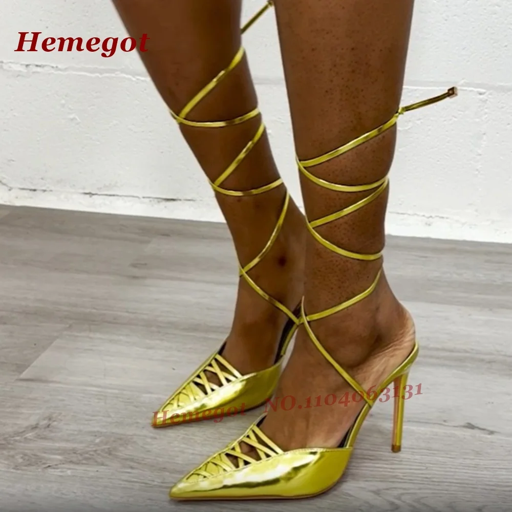 Patent Leather Cut Out Sandals - Crossfit Outfit avis et prix