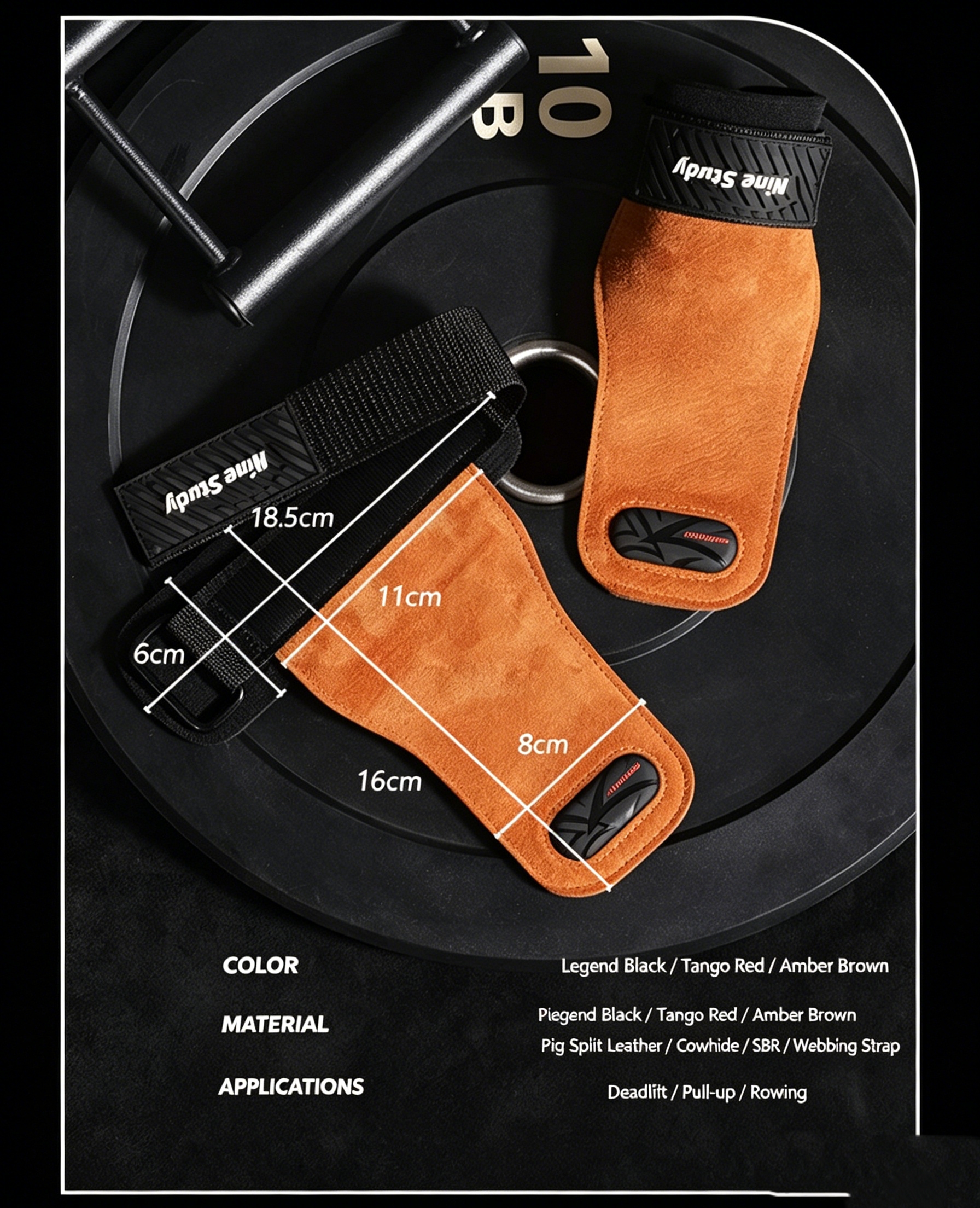 Cowhide Gym Grips Gloves Weigh - Crossfit Workout With Equipment avis et prix