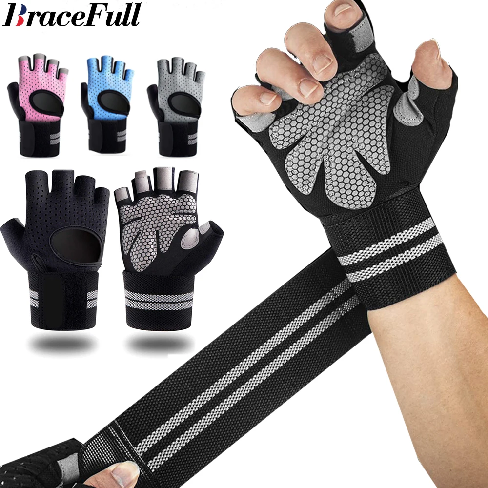 1Pair Half Finger Gym Fitness  - Crossfit Training Gear avis et prix