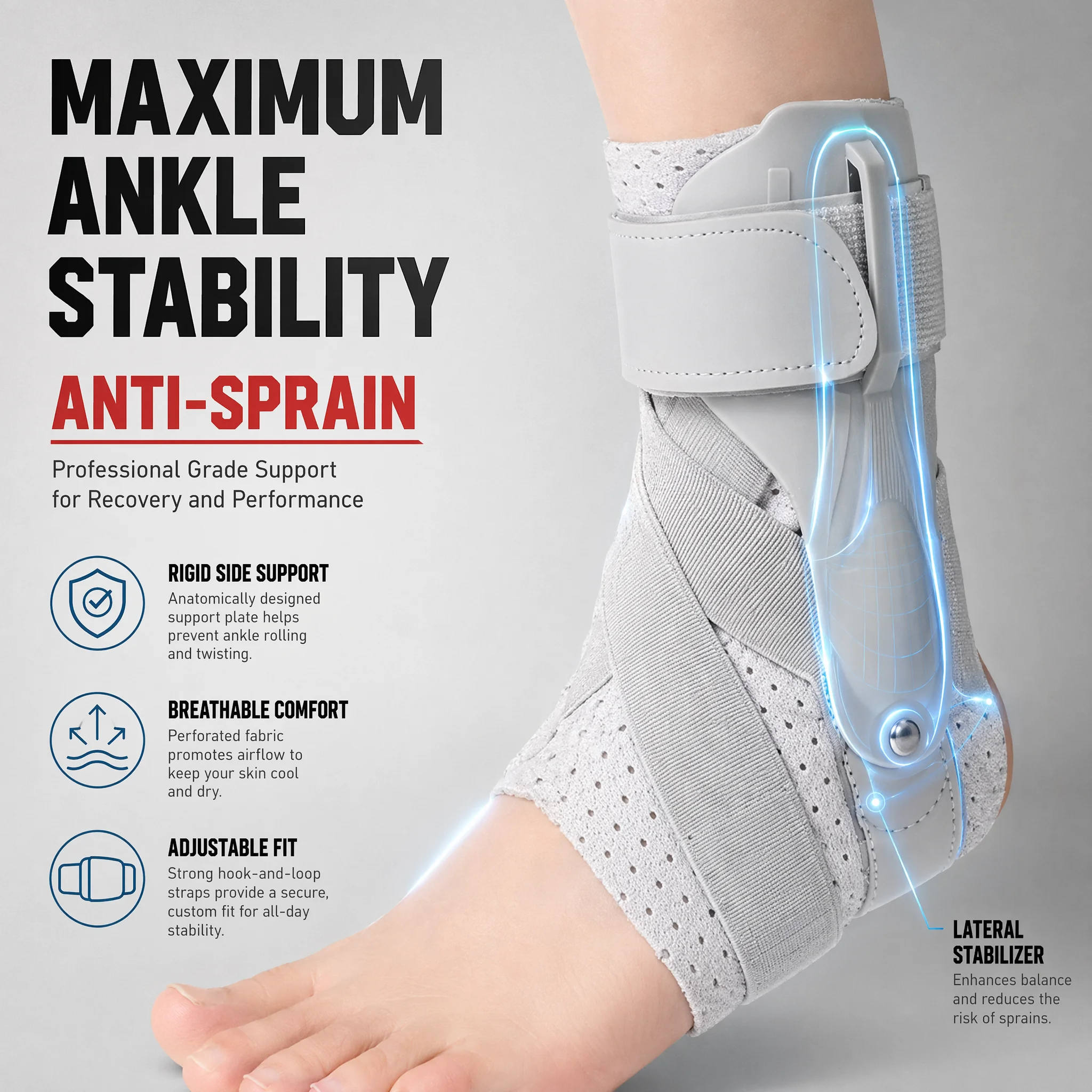 Ankle Brace with Side Stabiliz - Ankle Mobility Band avis et prix