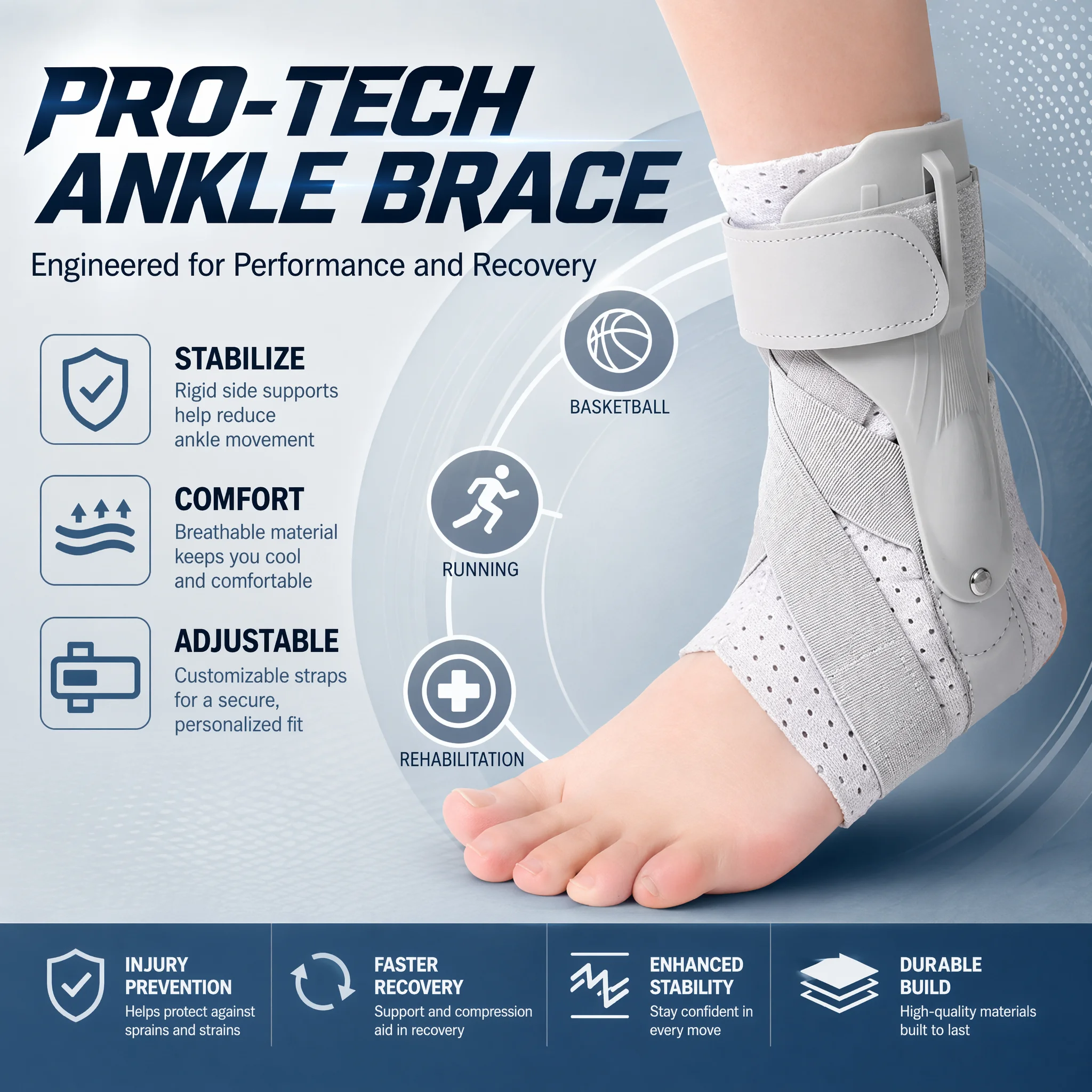 Ankle Brace with Side Stabiliz - Ankle Mobility Band avis et prix