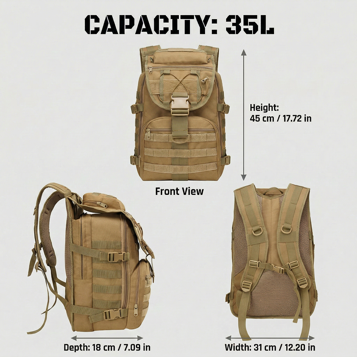 35L Gym Training Backpack for  - Crossfit Workout With Equipment avis et prix