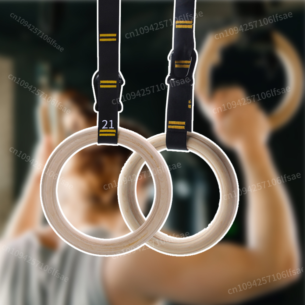 Wood Gymnastics Rings with Adj - Gymnastic Ring Wood avis et prix