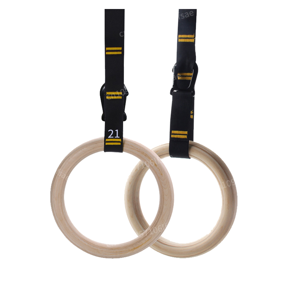 Wood Gymnastics Rings with Adj - Gymnastic Ring Wood avis et prix