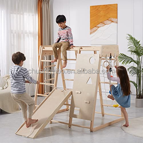Indoor Playground Jungle Gym T - Gymnastic Ring Wood avis et prix