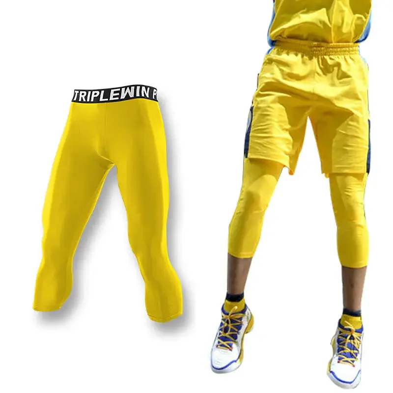 Men GYM Capri Running Tights P - Crossfit Training avis et prix