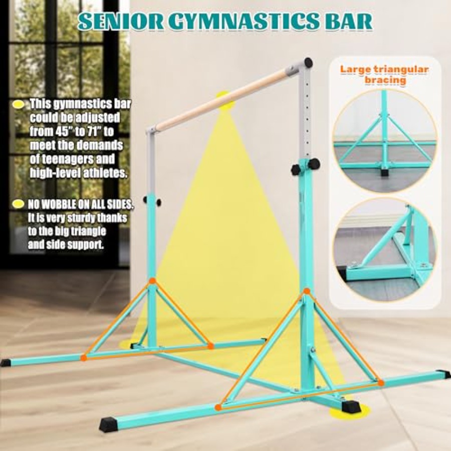 Gymnastics Bar for home gym tr - Gymnastic Ring Wood avis et prix
