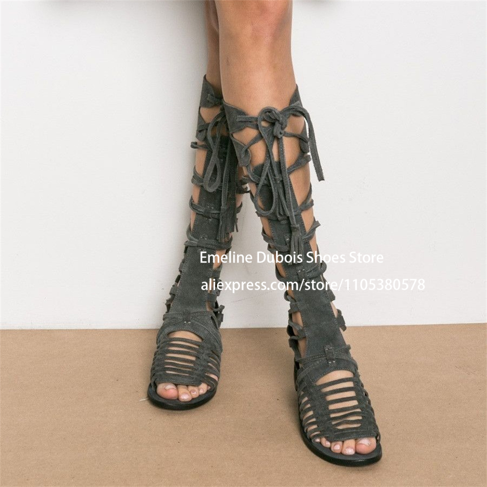 Suede Gladiator Flat Sandals K - Crossfit Outfit avis et prix