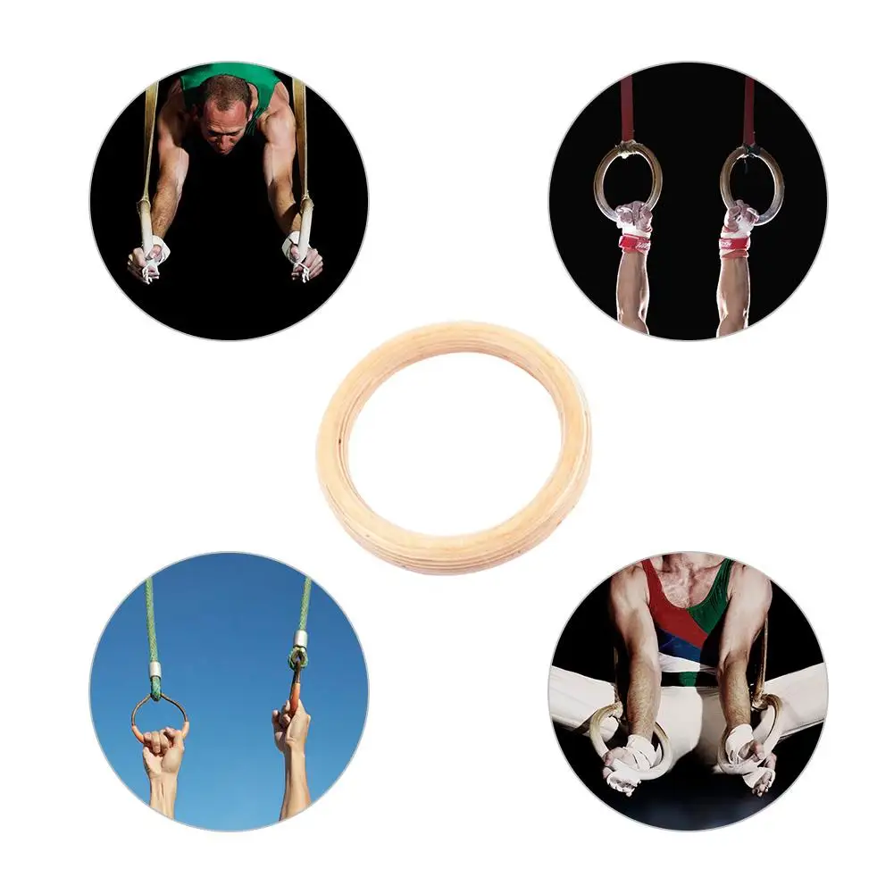 1PCS Birch Fitness Rings Gymna - Gymnastic Ring Wood avis et prix