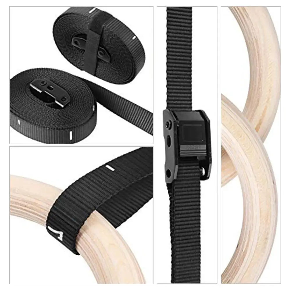 1PCS Birch Fitness Rings Gymna - Gymnastic Ring Wood avis et prix