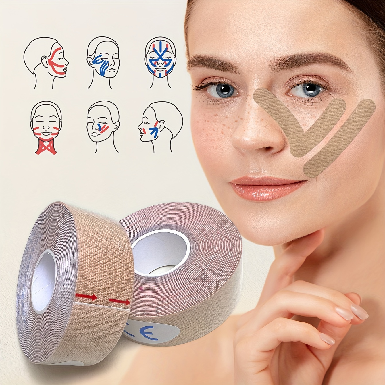 Elastic Face Lift Tape-Instant - Crossfit Lifting avis et prix
